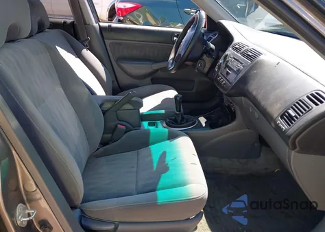 2005 Honda Civic Lx z USA, uszkodzony, nr VIN 2HGES15565H593507